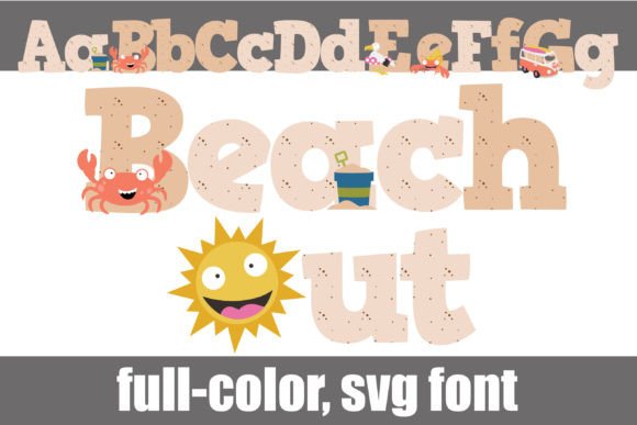 Beach Out: A Whimsical Serif Font for Summer Designs
