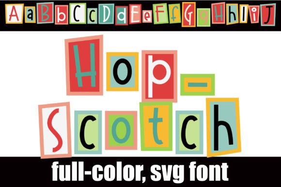 Hopscotch: The Playful, Colorful Font for Creative Projects