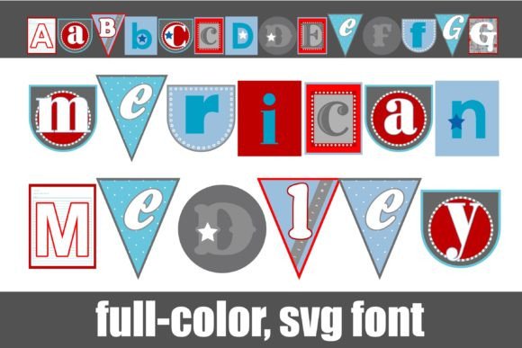 Merican Medley: A Patriotic Mix for Your Design Toolkit
