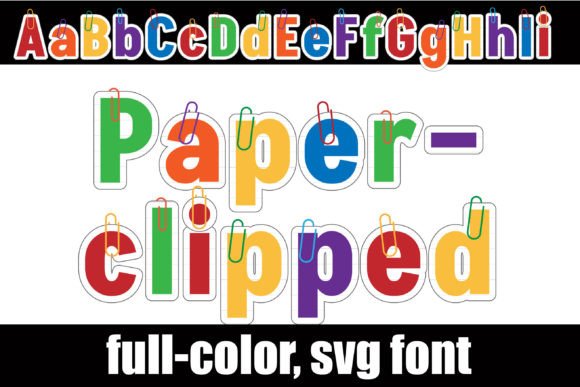 Paperclipped Primary: A Creative Display Font for Bold Projects