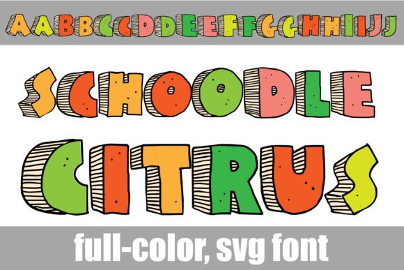 Schoodle Citrus: A Playful Font with Serious Design Impact