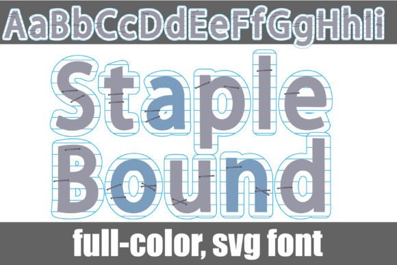 Staple Bound: The Font That Brings Texture to Digital Design