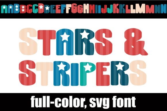 Stars and Stripers: A Patriotic Display Font for Bold Designs