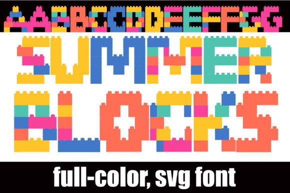 Summer Blocks: A Playful Font for Bold, Colorful Design