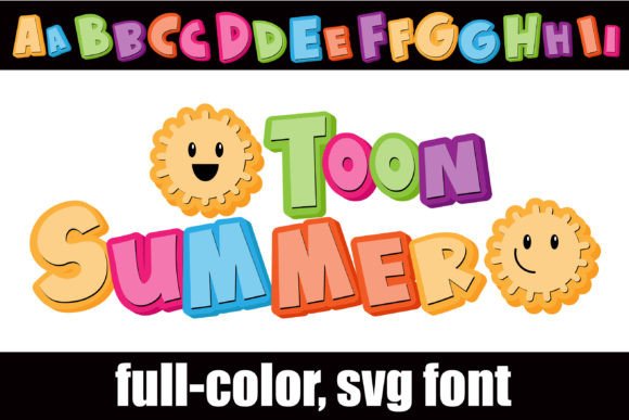 Toon Summer: A Colorful Display Font for Vibrant Projects